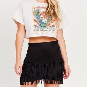 Altar’d State Black western skirt size medium